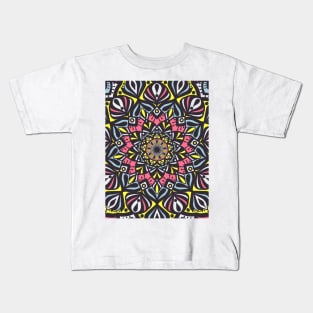 Mandala colorful flower pattern Kids T-Shirt